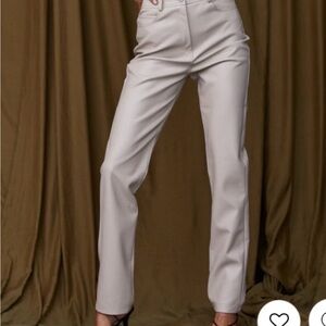 12th Tribe Vegan Leather Pants